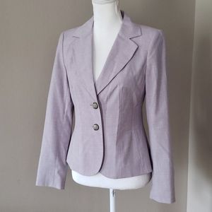 Ann Taylor light gray suit jacket
